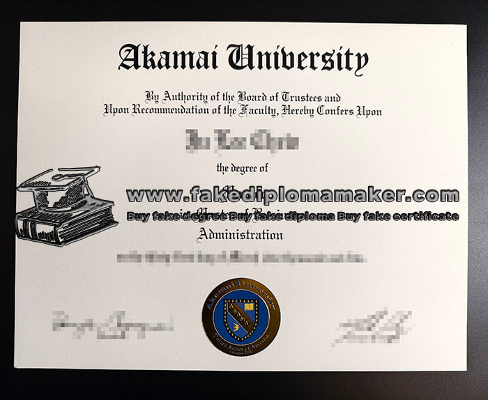 purchase realistic Akamai University diploma