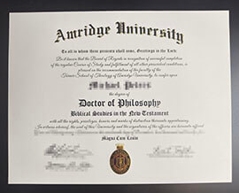 purchase realistic Amridge University degree