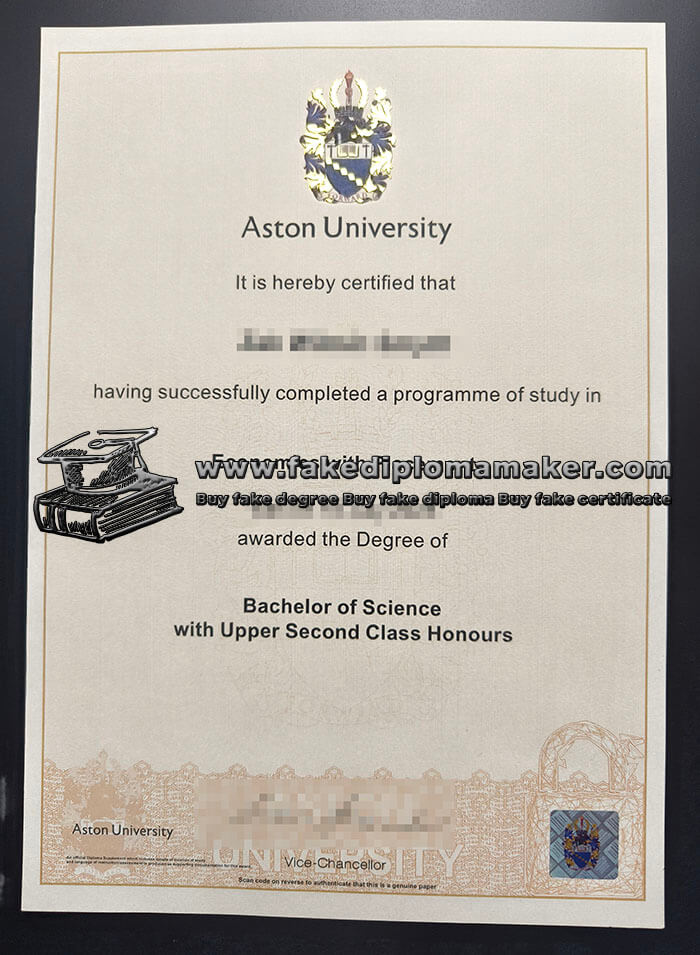 purchase realistic Aston University diploma