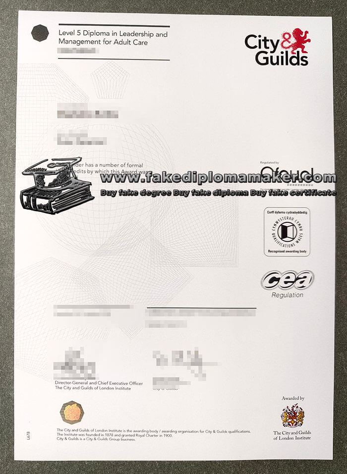 purchase realistic City & Guilds Level 5 Diploma