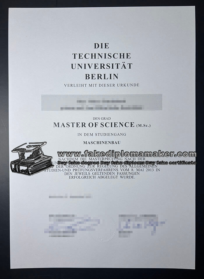 purchase realistic Die Technische Universität Berlin diploma