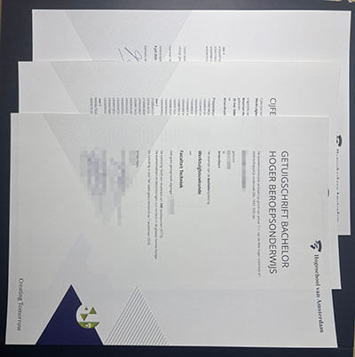 purchase realistic Hogeschool Van Amsterdam diploma