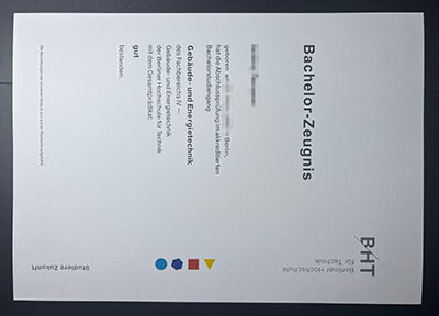 purchase realistic Berliner Hochschule für Technik degree