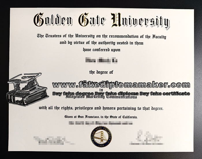 purchase realistic Golden Gate University diploma