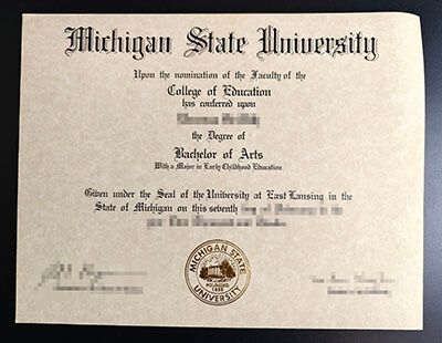 purchase realistic Michigan State University degree