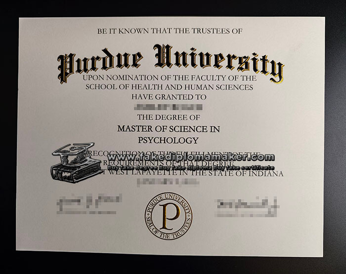 purchase realistic Purdue University diploma