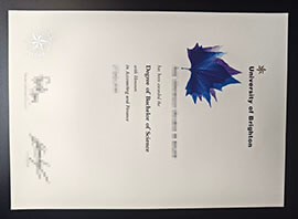 purchase realistic University of Brighton degree