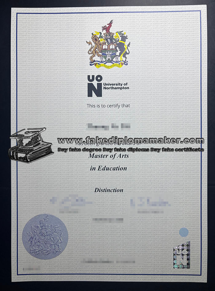 purchase realistic University of Northampton diploma