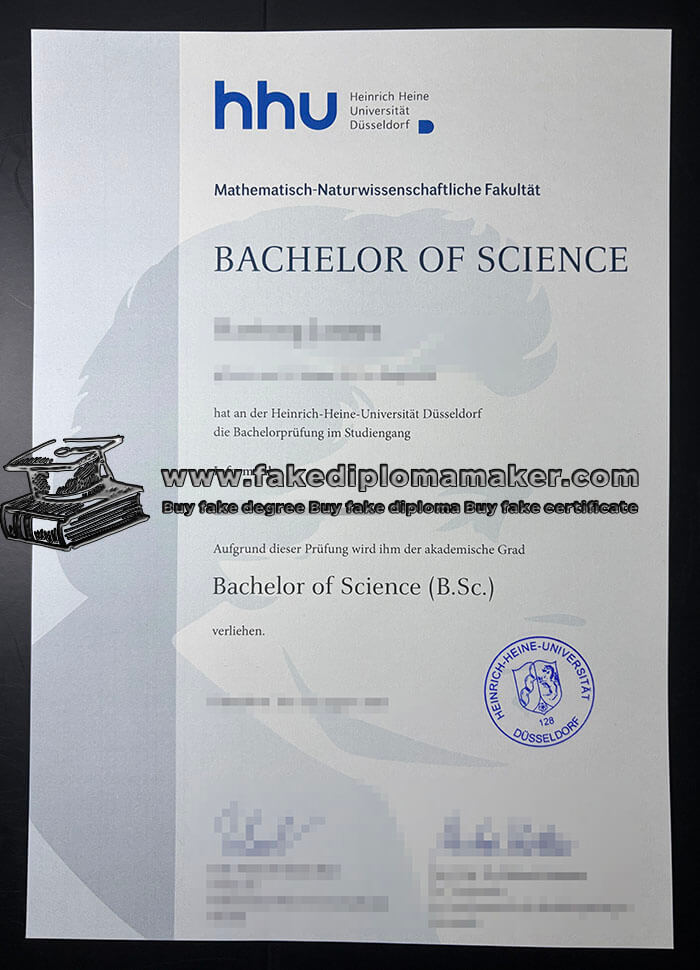 purchase realistic Heinrich Heine Universität Düsseldorf diploma