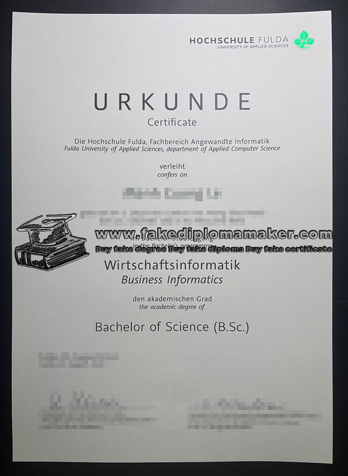 purchase realistic Hochschule Fulda diploma