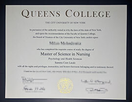 purchase realistic Queens College degree