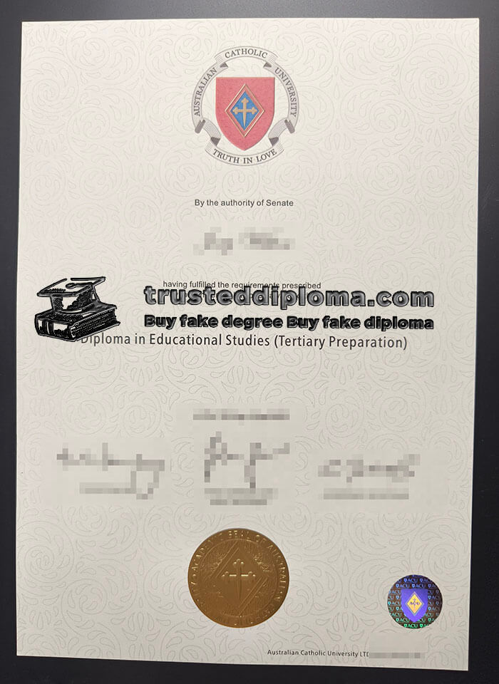 purchase realistic Australian Catholic University diploma