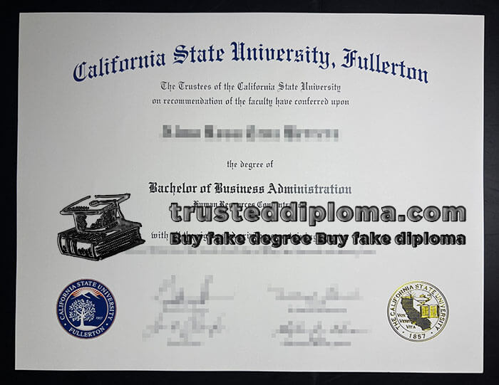 purchase realistic Cal State Fullerton diploma