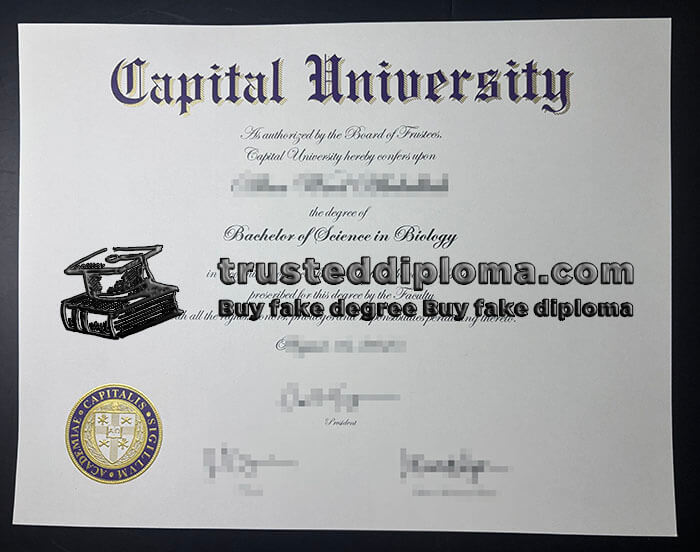 purchase realistic Capital University degree