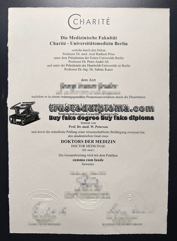 purchase realistic Charite-Universitatsmedizin Berlin diploma