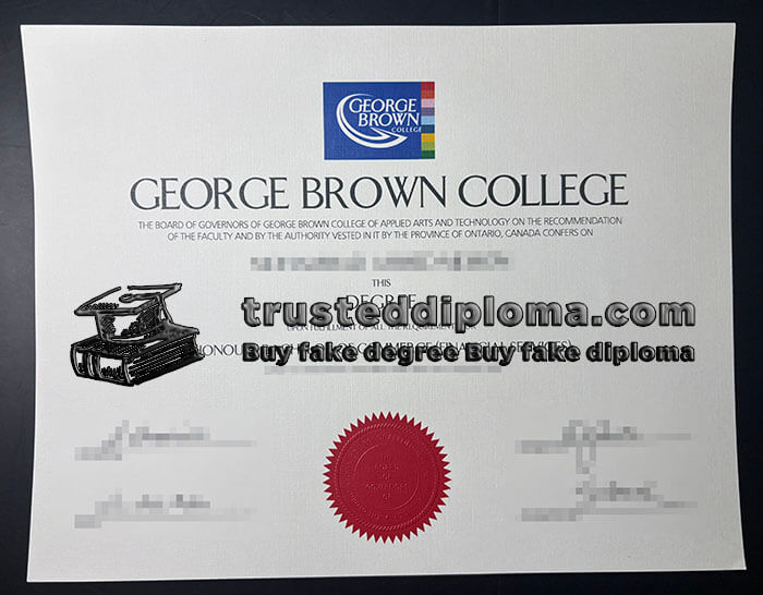 purchase realistic George Brown College diploma