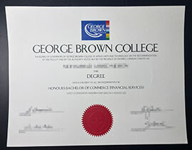 purchase realistic George Brown College degree