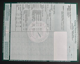purchase realistic George Mason University Transcript
