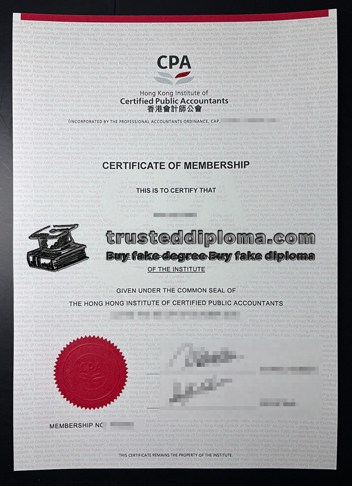 purchase realistic Hong Kong Institute of CPA certificate