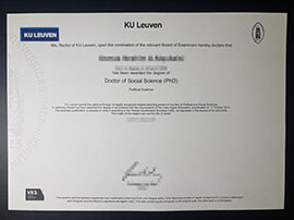 purchase realistic KU Leuven degree