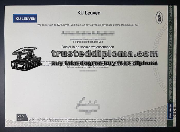 purchase realistic KU Leuven diploma