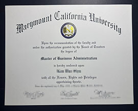 purchase realistic Marymount California University degree