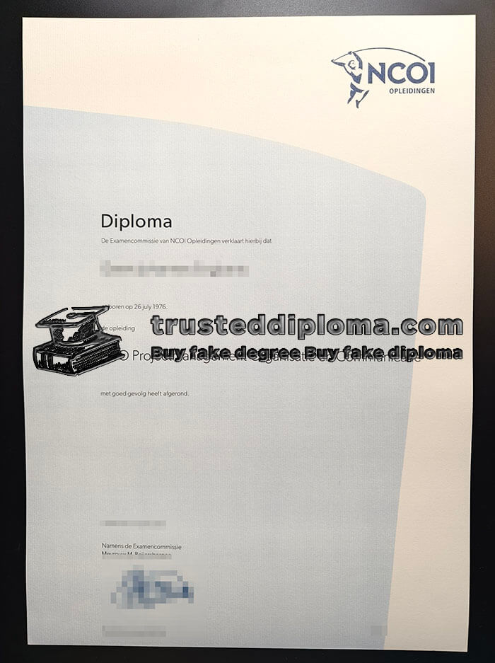 purchase realistic NCOI Opleidingen diploma