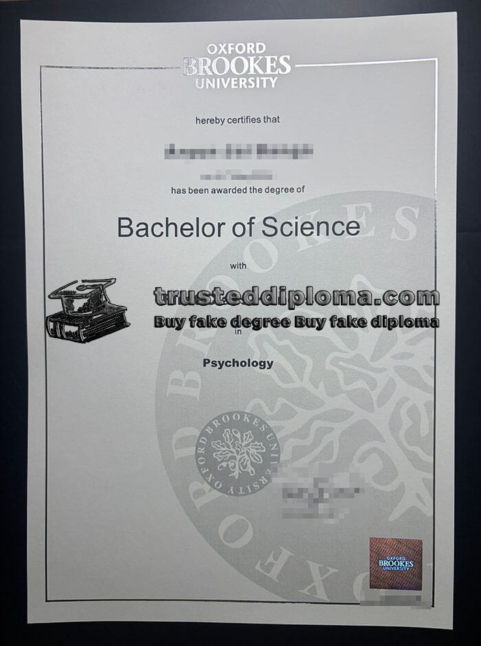 purchase realistic Oxford Brookes University diploma