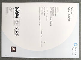 purchase realistic Pearson Edexcel GCSE certificate