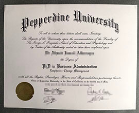 purchase realistic Pepperdine University degree