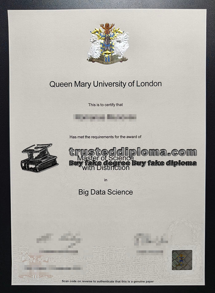 purchase realistic Queen Mary University of London diploma