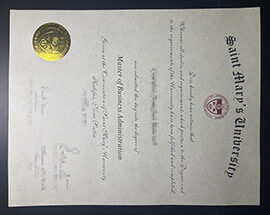 purchase realistic Saint Mary's University degree
