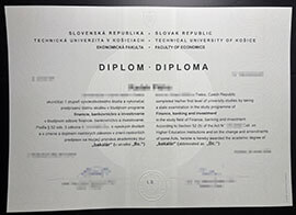 purchase realistic Technical University of Kosice diploma