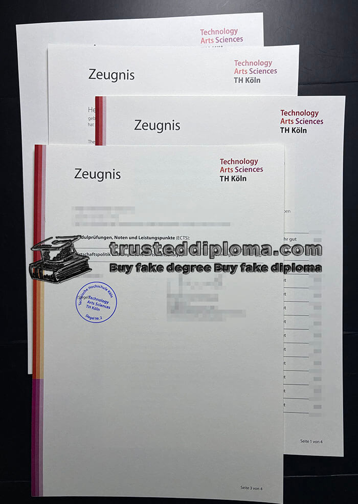 purchase realistic Technology Arts Sciences TH Koln diploma
