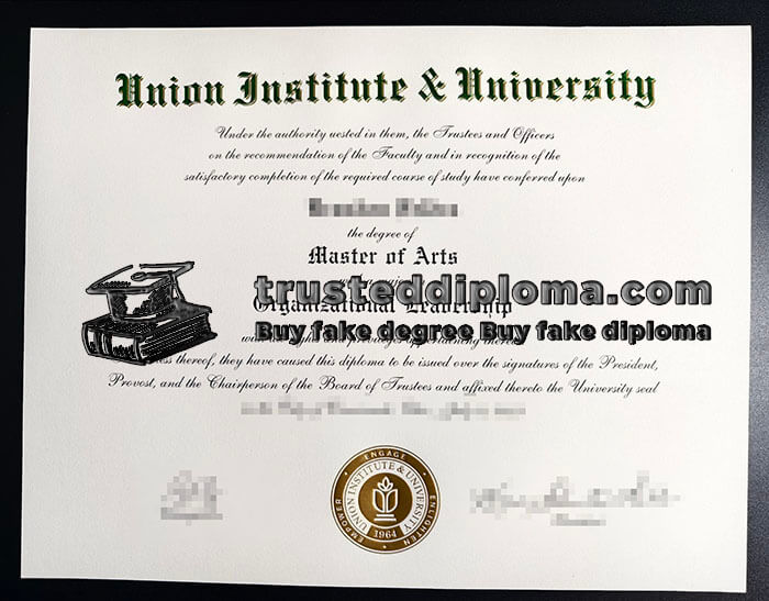 purchase realistic Union Institute & University diploma