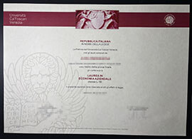 purchase realistic Universita Ca Foscari Venezia degree