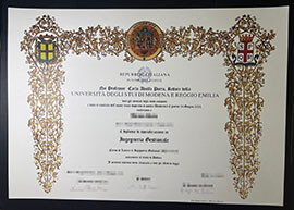 purchase realistic Universita Degli Studi di Modena E Reggio Emilia diploma