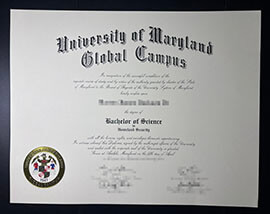purchase realistic University of Maryland Global Campus degree