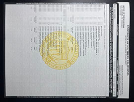 purchase realistic University of Southern California Transcript