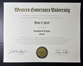 purchase realistic Western Governors University degree