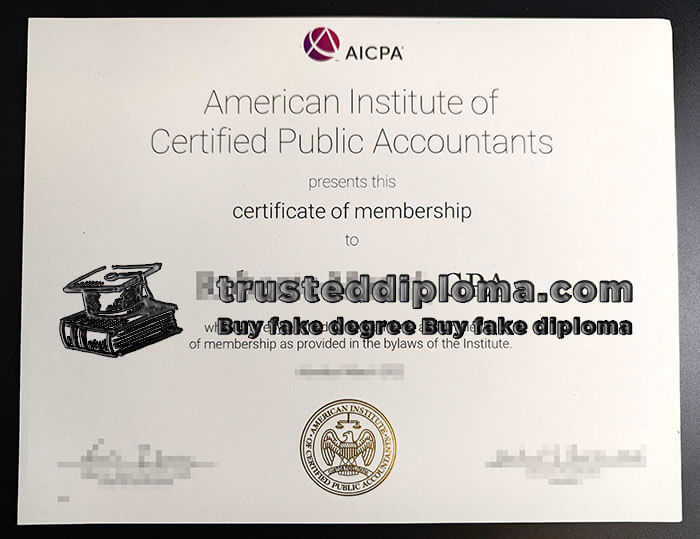 purchase realistic AICPA certificate