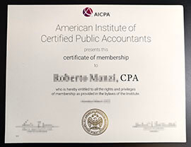 purchase realistic AICPA certificate