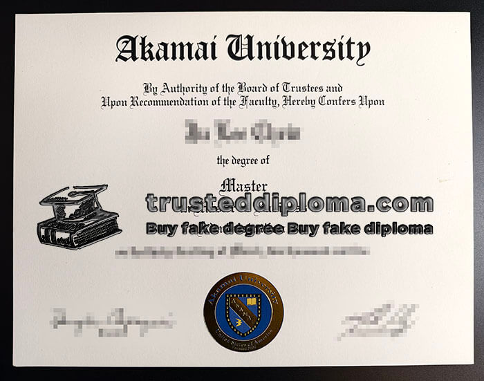 purchase realistic Akamai University diploma