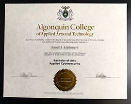 purchase realistic Algonquin College degree