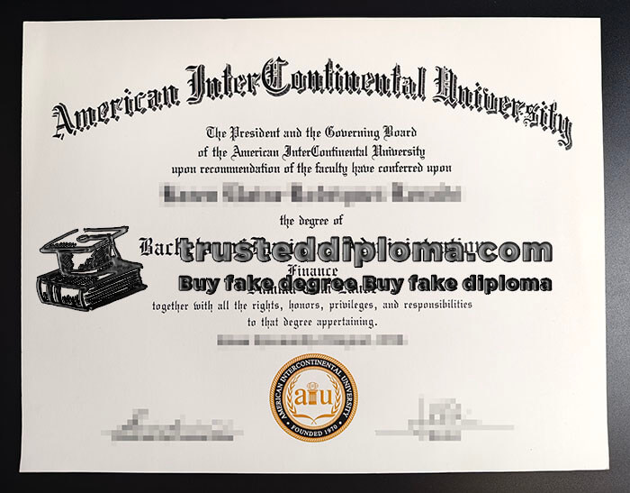 purchase realistic American Intercontinental University diploma