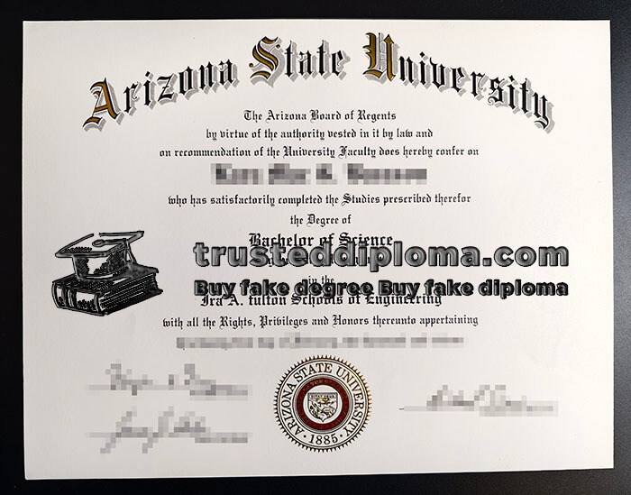 purchase realistic Arizona State University diploma