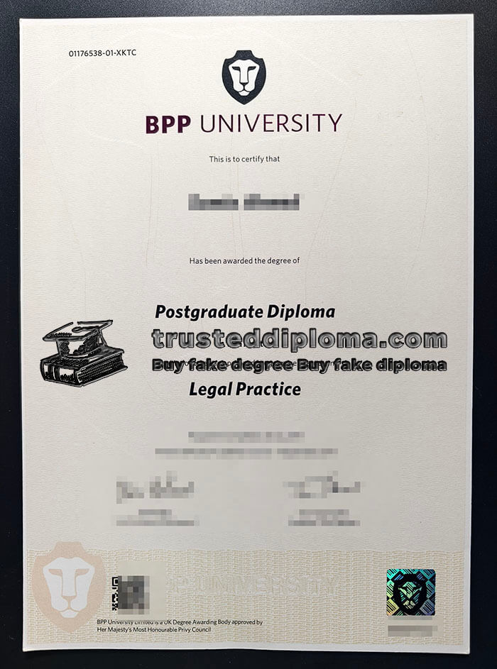 purchase realistic BPP University diploma