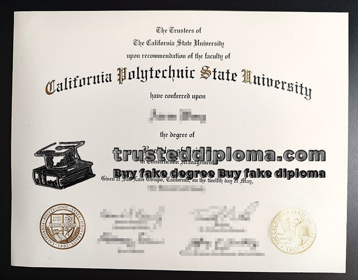 purchase realistic Cal Poly diploma