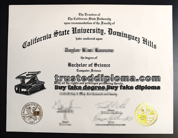 purchase realistic Cal State Dominguez Hills diploma
