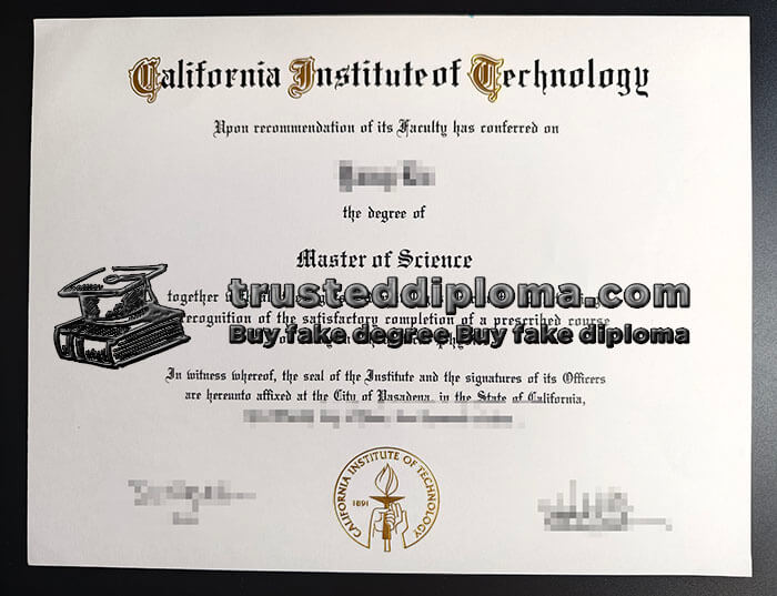 purchase realistic California Institute of Technology diploma